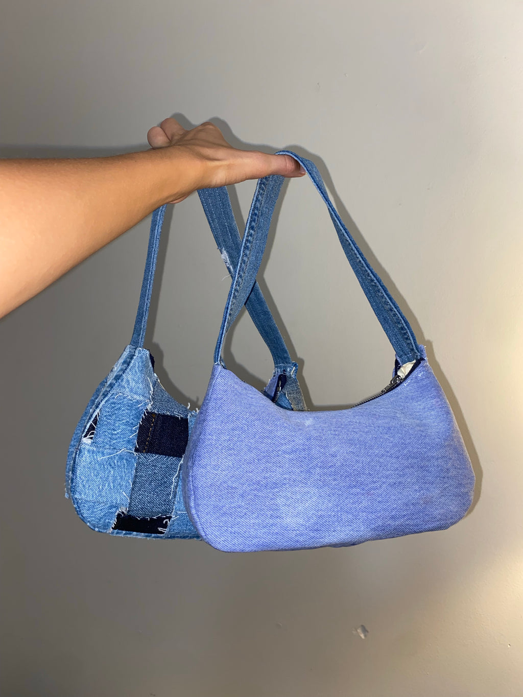 Denim Money Bag