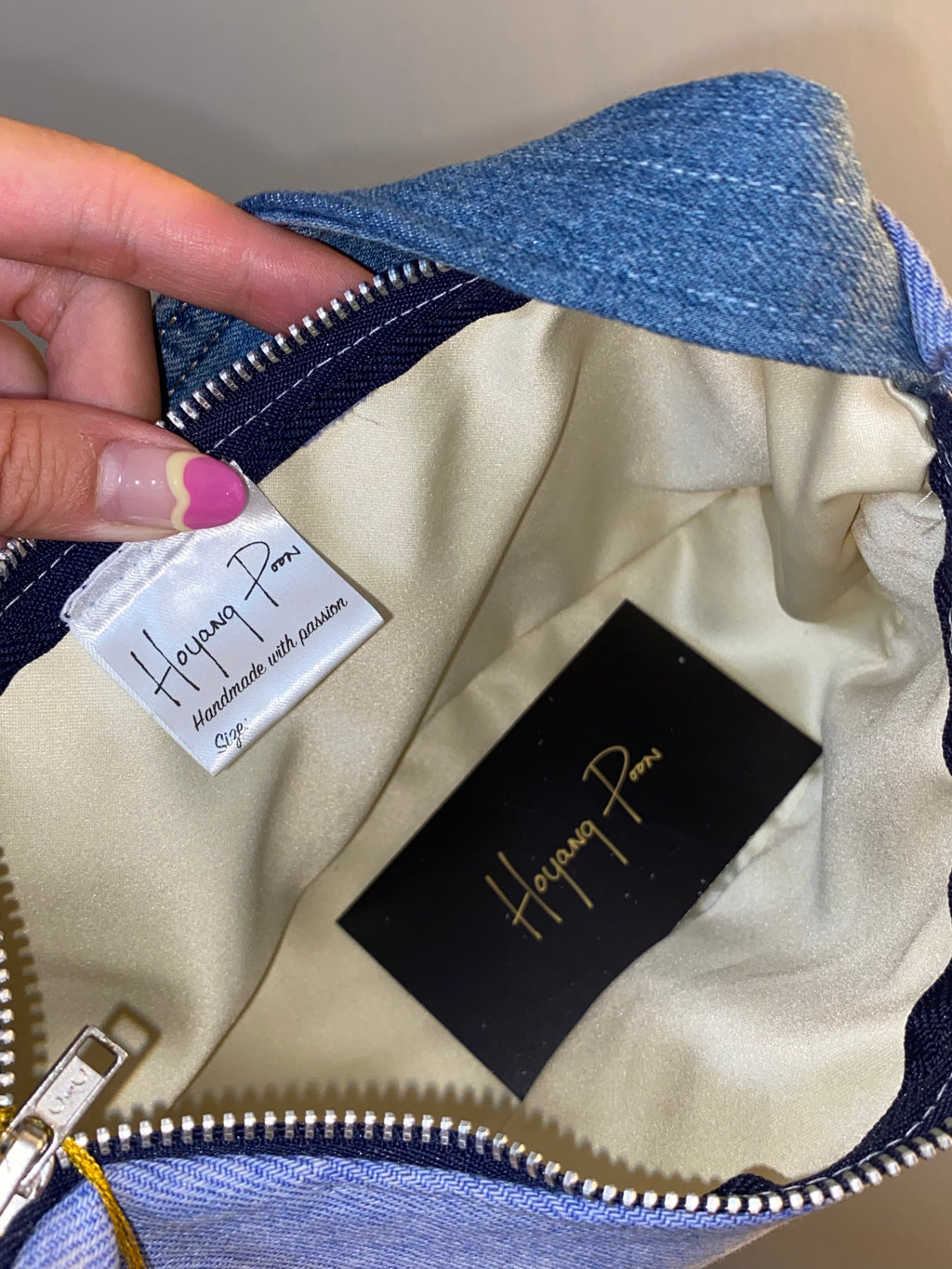 Denim Money Bag